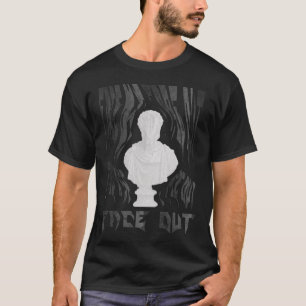 Gothic Vaporwave Classical Bust Text Art Tee