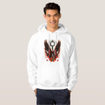 Gothic Velvet Bow Key with Wings &amp; Moon Hoodie