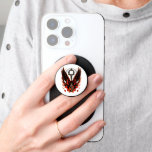 Gothic Velvet Bow Key with Wings &amp; Moon PopSocket