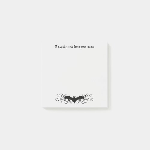 Gothic Victorian bat pretty Post_it Notes