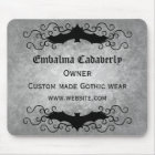 Gothic Victorian bat with swirls desk decor