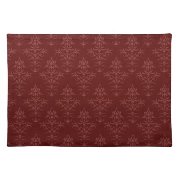 Gothic Victorian Damask Cloth Placemat by angelworks at Zazzle