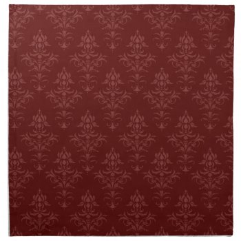 Gothic Victorian Damask Napkin by angelworks at Zazzle