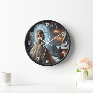 Gothic Victorian Doll – Dark Elegance Clock