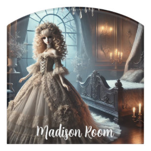 Gothic Victorian Doll – Dark Elegance Door Sign