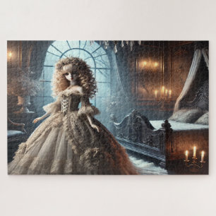 Gothic Victorian Doll – Dark Elegance Jigsaw Puzzle
