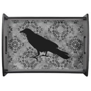 Gothic victorian home decor serving tray