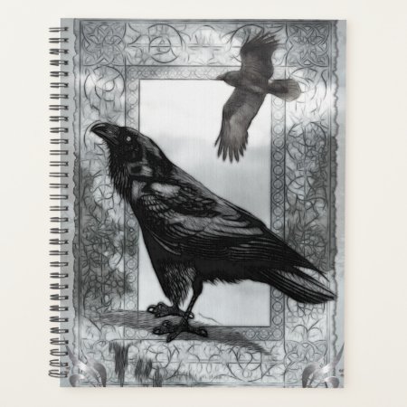 Gothic Victorian Raven Fantasy Art Planner