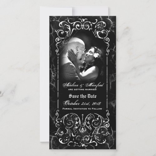Gothic Victorian Spooky Custom Save the Date
