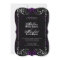 Gothic Victorian Spooky Purple Wedding Invite