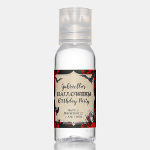 Gothic Vintage Halloween Birthday Hand Sanitizer