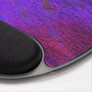 Gothic violet to red enlarged leather stained gel mouse pad