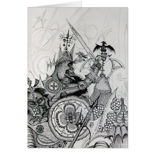 GOTHIC WARRIORS,Barbarian Knights,Fantasy Cards (Front)