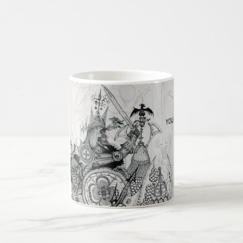 GOTHIC WARRIORSBarbarian KnightsFantasy Coffee Mug