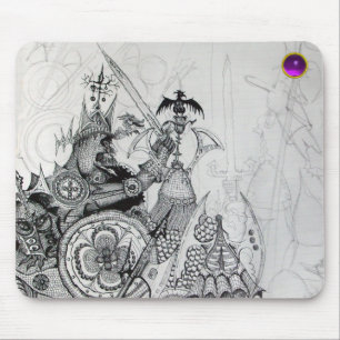 GOTHIC WARRIORS,Barbarian Knights,Fantasy Mouse Pad