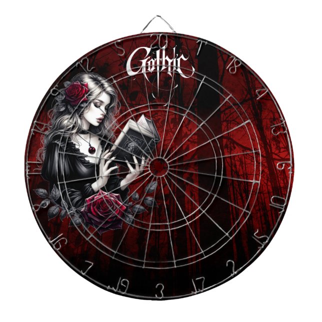 Gothic Watch Dart Board (Front)