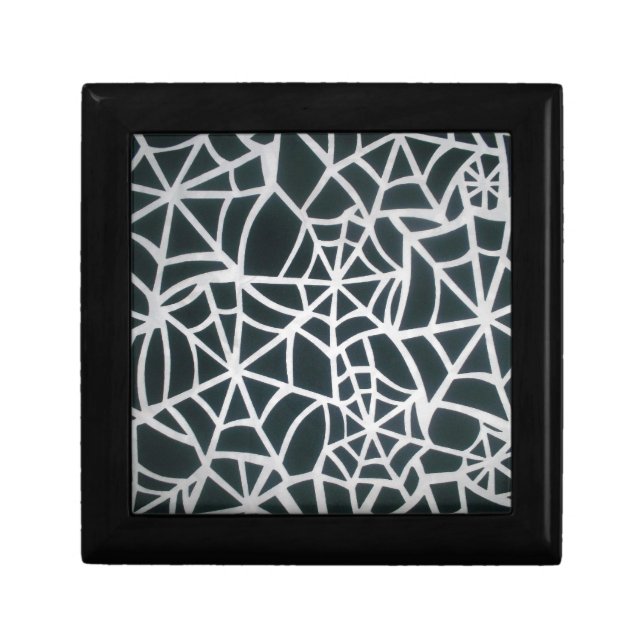 Gothic Web Velocity Bold Black and White Designer  Gift Box (Front)