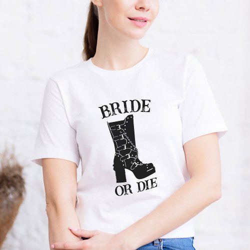 Gothic Wedding Bachelorette Party Personalized T_Shirt