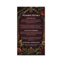 Gothic Wedding | Burgundy & Gold Dark Romance
