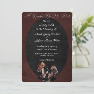 Gothic Wedding Dark Wedding Invitation