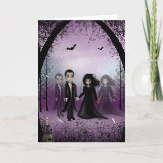 Gothic Wedding Greeting Card