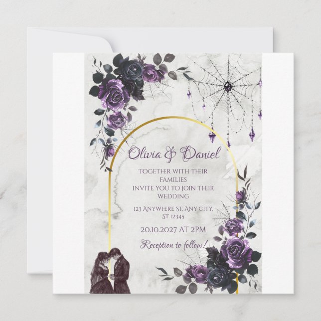 Gothic Wedding Invitation (Front)