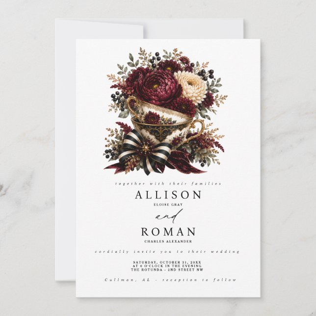 Gothic Wedding Invitation (Front)