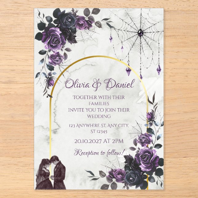 Gothic Wedding Invitation (Front)
