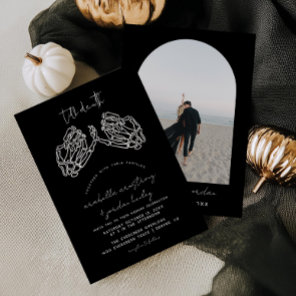 Gothic Wedding Invitation, Till Death Invitation