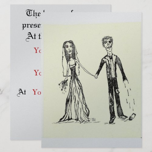 Gothic Wedding Invitations