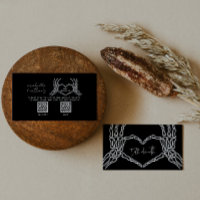 Gothic Wedding Invite, Moody Till Death