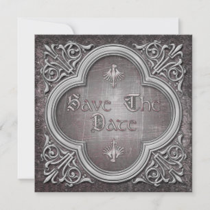 Gothic Wedding Save the Date Invitation