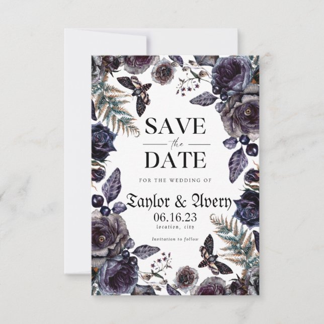 Gothic Wedding | Til Death Do Us Part | Halloween  (Front)