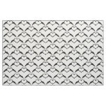 Gothic Wedding Winged Heart Patterned Fabric