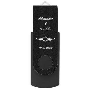 Gothic White Wedding Scorpions Custom Flash Drive