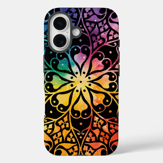 Gothic Window Rainbow Pride Case-Mate iPhone Case (Back)