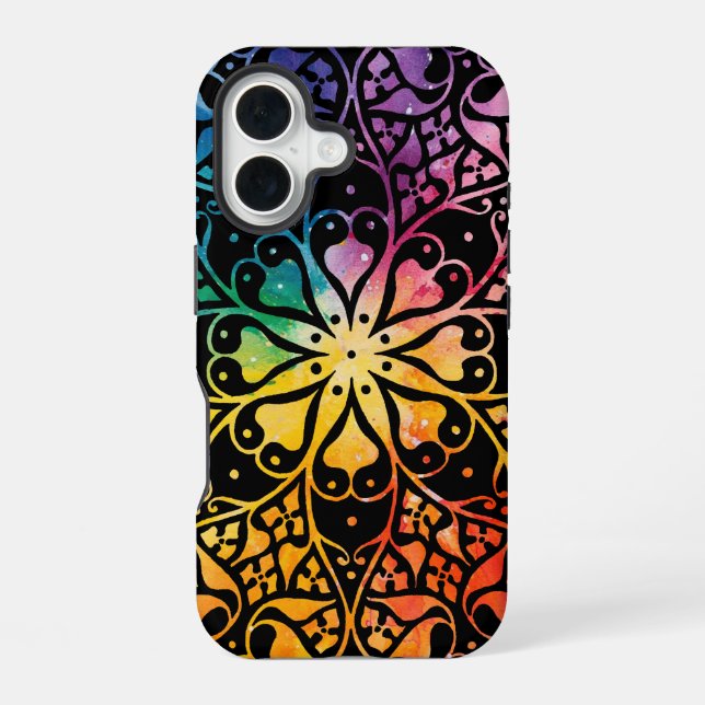 Gothic Window Rainbow Pride Iphone Case (Back)