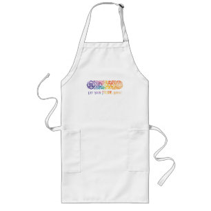 Gothic Window Rainbow Pride Long Apron