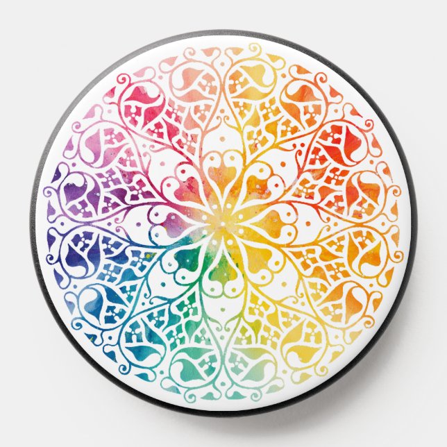 Gothic Window Rainbow Pride PopSocket (Popsocket)