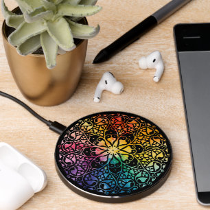 Gothic Window Rainbow Pride Wireless Charger