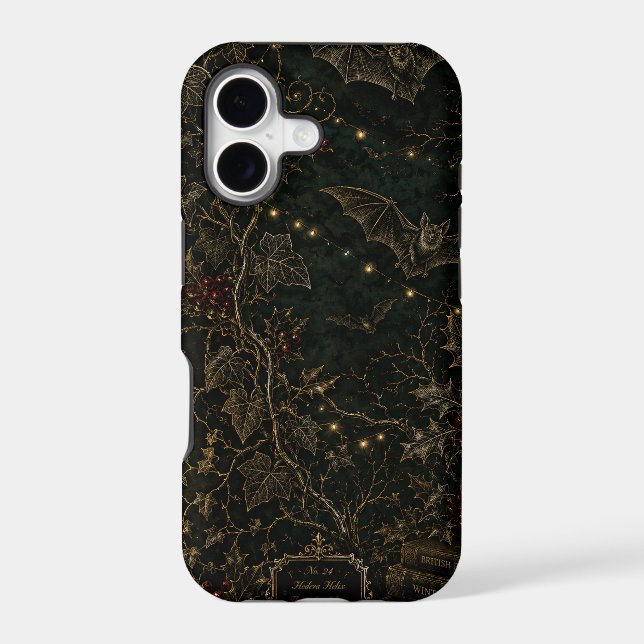 Gothic Winter Botanica Case-Mate iPhone Case (Back)