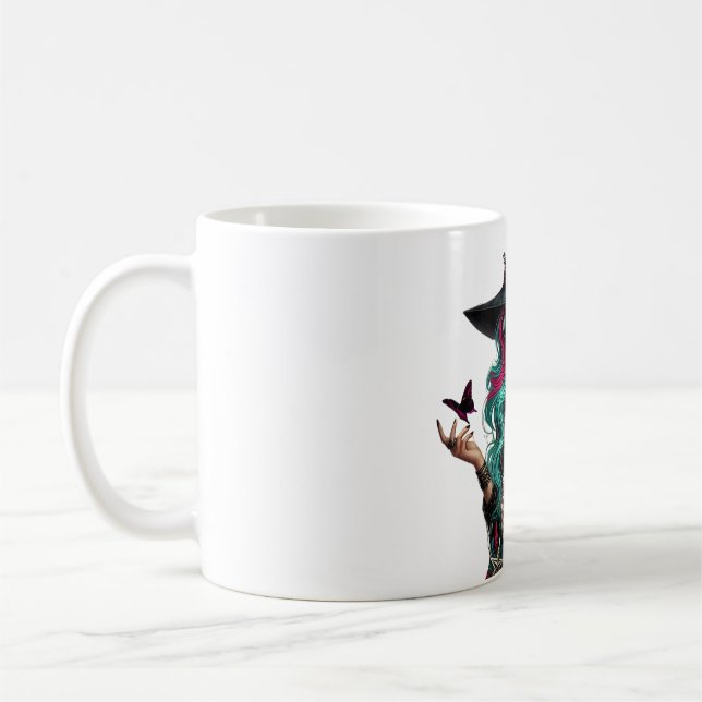 Gothic Witch Art Mug (Left)