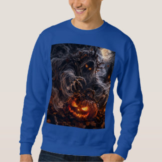 Gothic Witch & Halloween Pumpkin Sweatshirt
