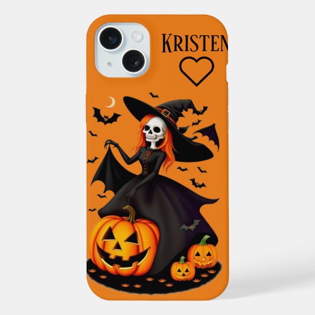 Gothic witch  iphone case (Back)