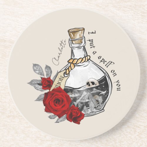 Gothic Witch Love Potion Coaster