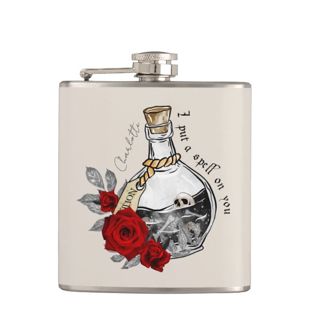 Gothic Witch Love Potion Flask (Front)