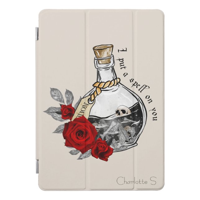 Gothic Witch Love Potion iPad Pro Cover (Front)