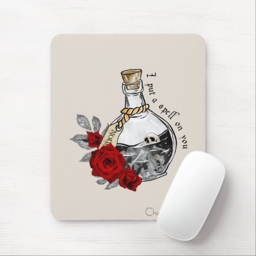 Gothic Witch Love Potion Mouse Pad