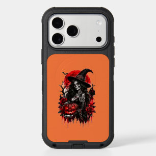 Gothic Witch Pumpkin Halloween Black Cat Spooky De iPhone 17 Pro Max Case