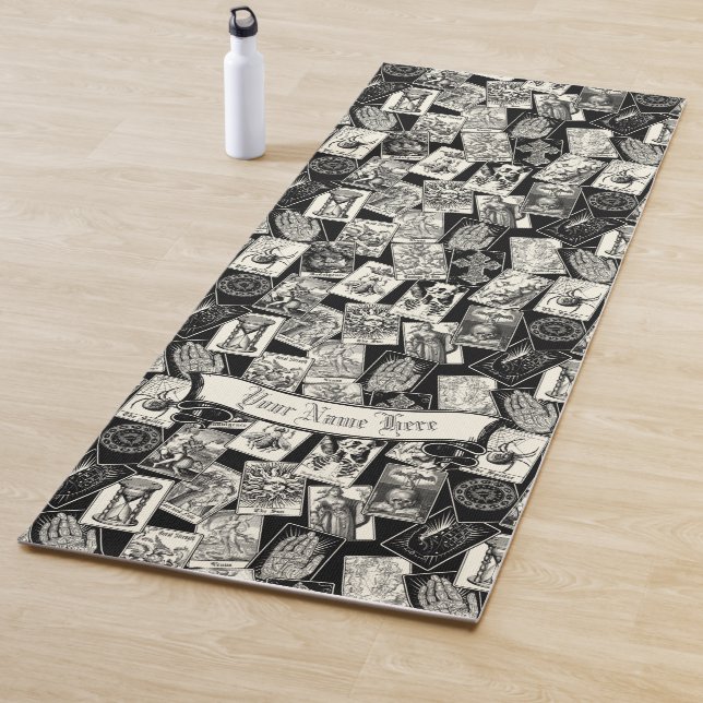 Gothic Witch Witchcraft Apothecary Tarot Cards Thr Yoga Mat (In Situ)